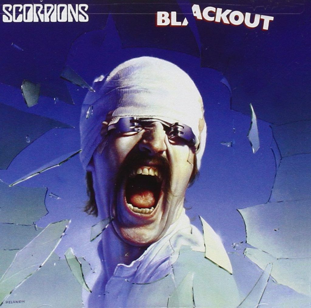 Capa do álbum Blackout, da banda Scorpions