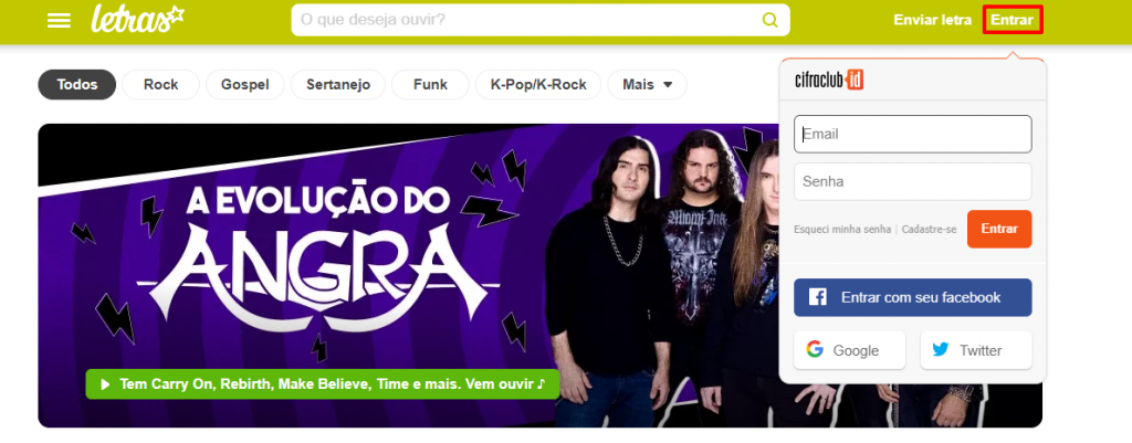 Como enviar letras de músicas e traduções para o Letras.mus.br