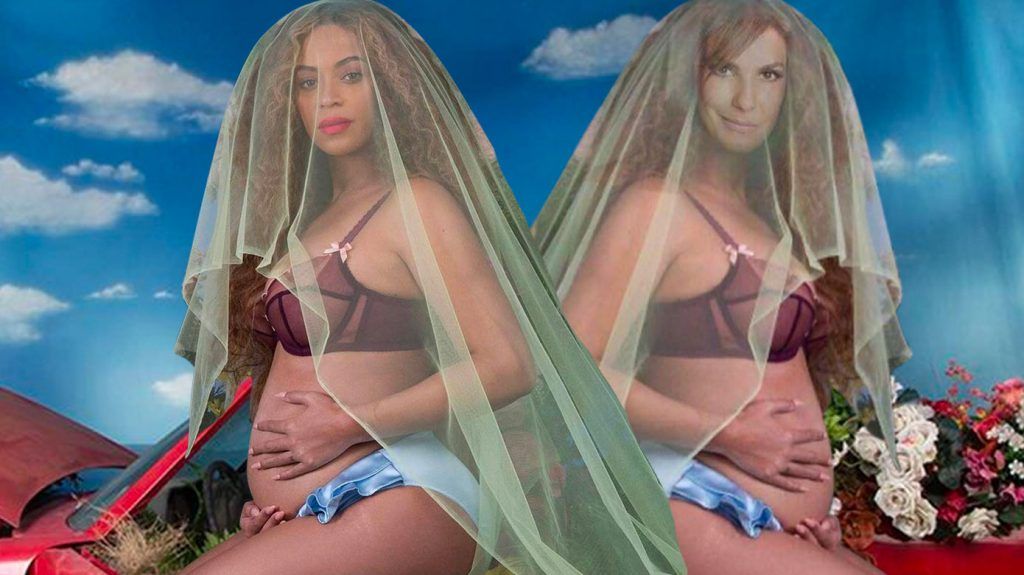 Beyoncé e Ivete grávidas de gêmeos