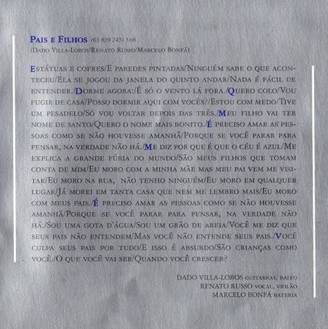 Legião Urbana Infinito - Uma alternativa musical! Significado das Letras da  LEGIÃO URBANA O SIGNIFICADO DE CADA MUSICA DA LEGIAO Antes de mais nada,  acho bom justificar porque essa seção se chama