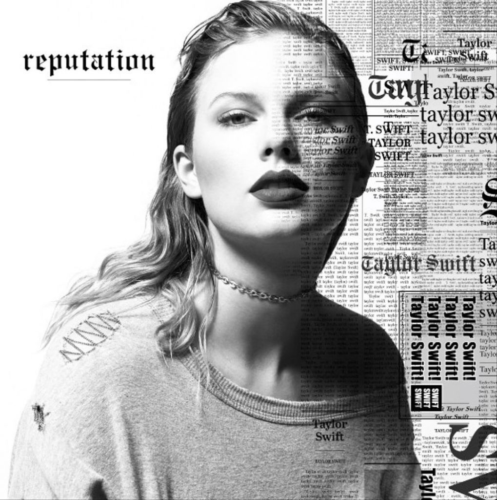Capa do álbum Reputation, de Taylor Swift