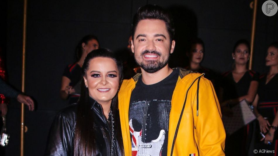 Maiara e o namorado Fernando Zor