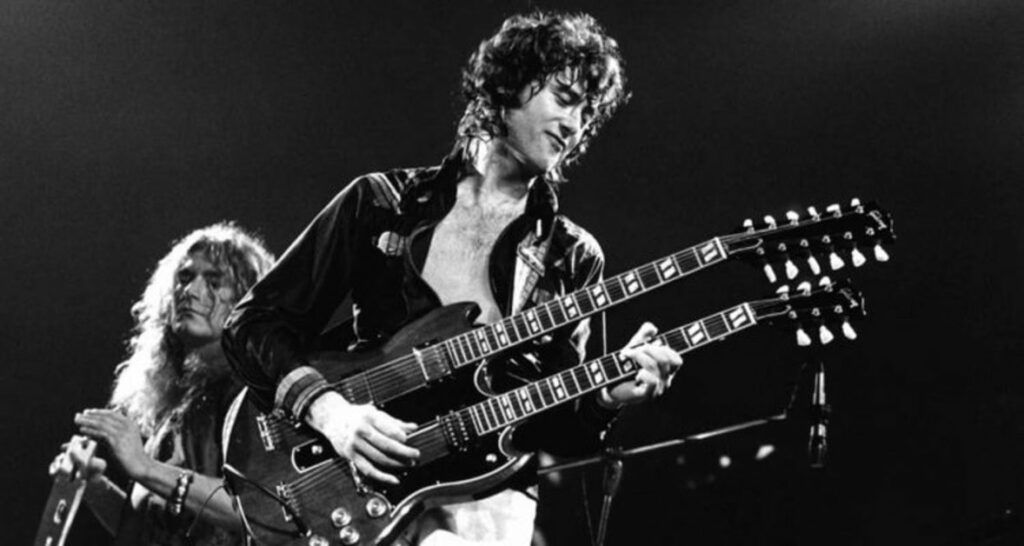 Jimmy Page, guitarrista do Led Zeppelin