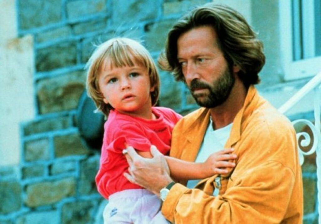 Eric Clapton e seu filho Conor
