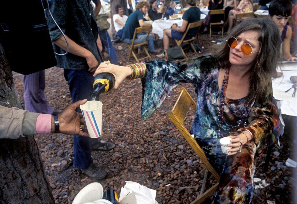 Janis Joplin no Festival de Woodstock