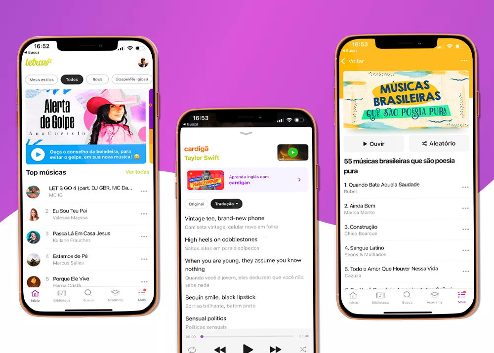 Como enviar letras de músicas e traduções para o Letras - LETRAS