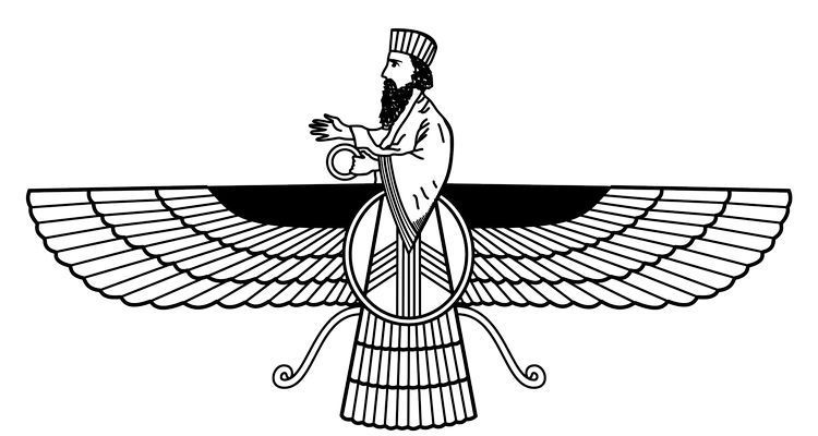 Faravahar, símbolo do zoroastrismo