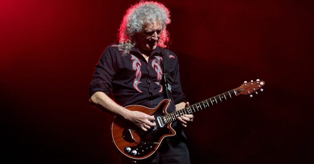 Brian May com sua guitarra Red Special