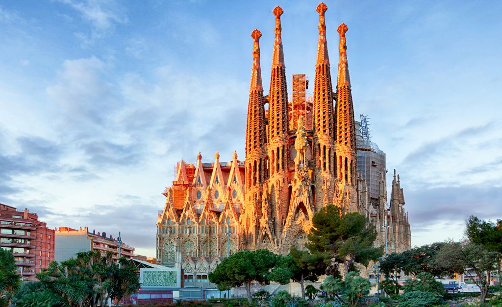 Templo Expiatório da Sagrada Família, uma das principais obras de Gaudi