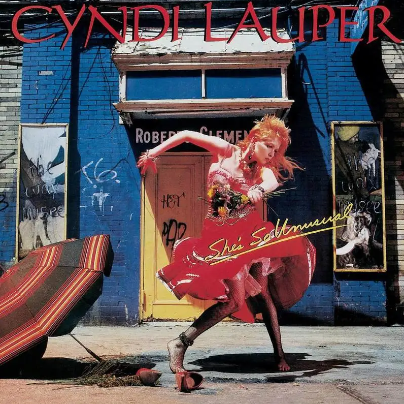 capa do álbum She's So Unsual de Cyndi Lauper