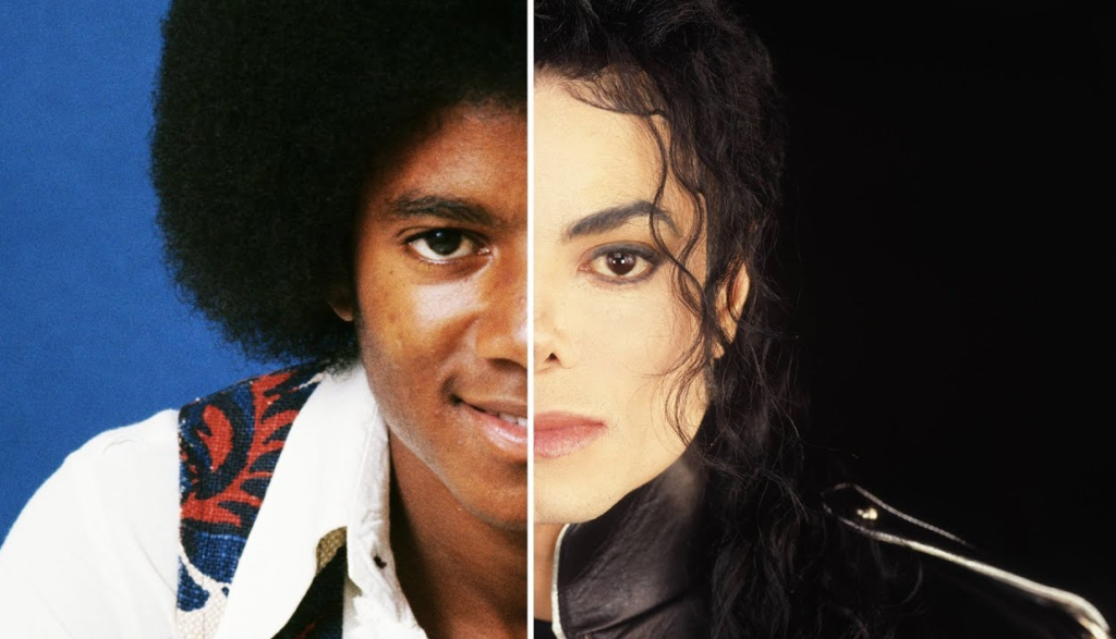Michael Jackson antes e depois