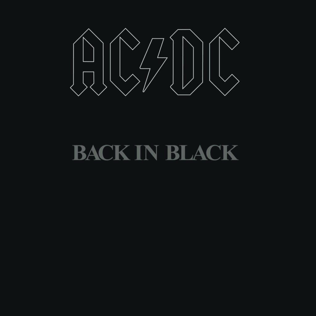 Capa do álbum Back In Black, do AC/DC