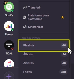 Gerador e recomendações de playlists de música com IA - Soundiiz