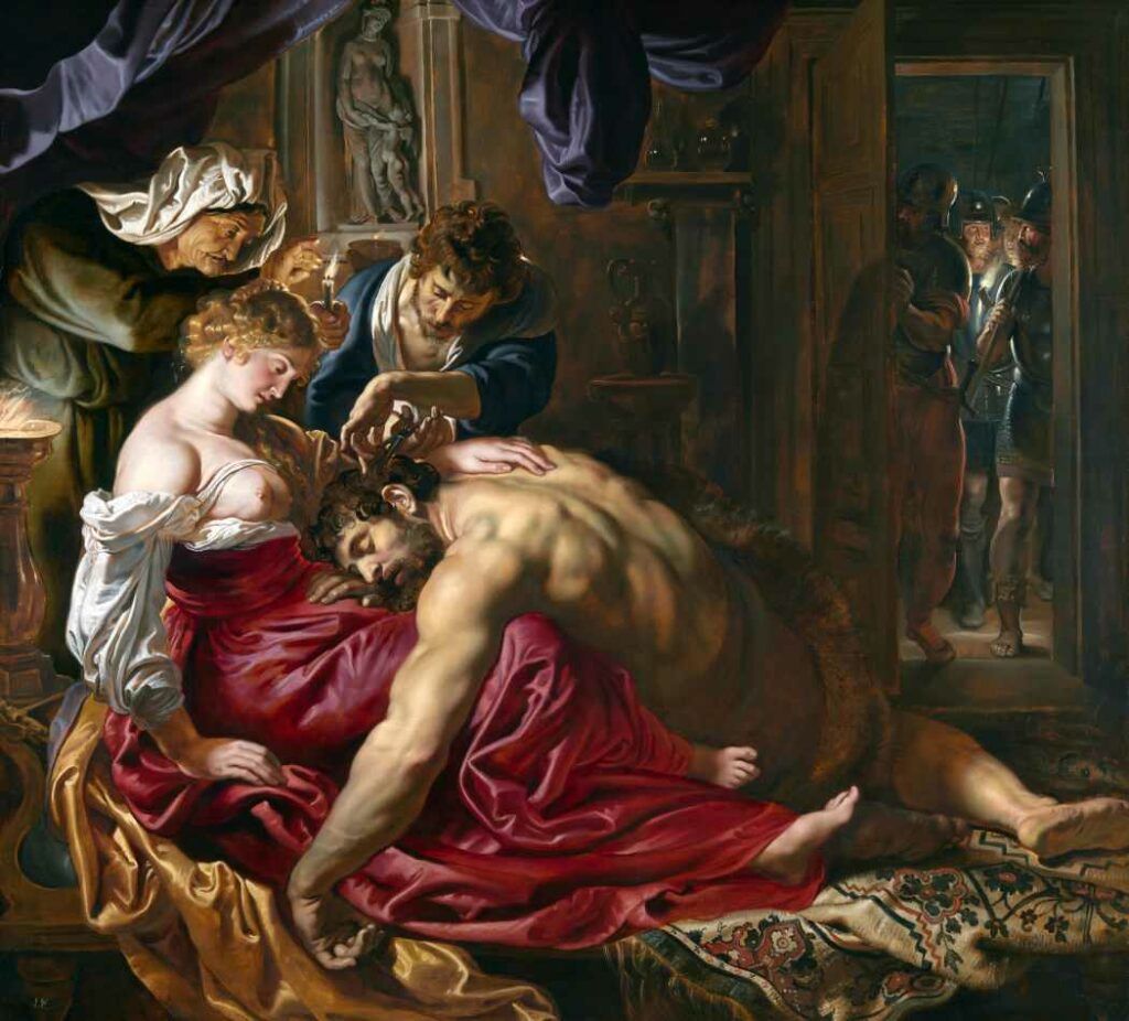 Sansão e Dalila, pintura de Peter Paul Rubens