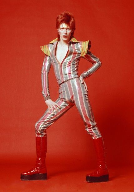 David Bowie no personagem Ziggy Stardust