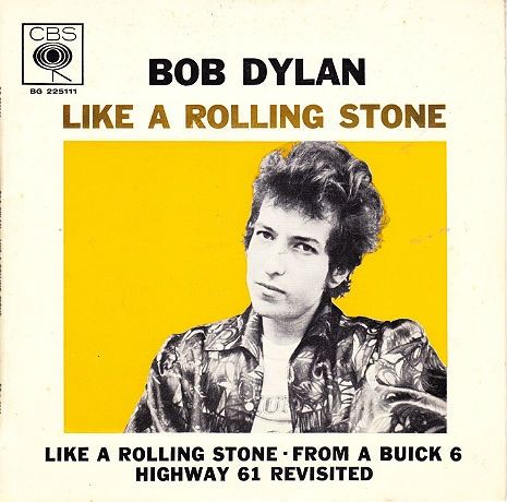 Capa do single Like a Rolling Stone 