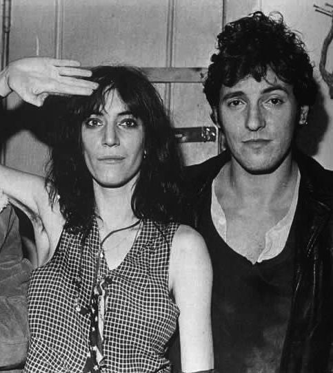 Patti Smith e Bruce Springsteen