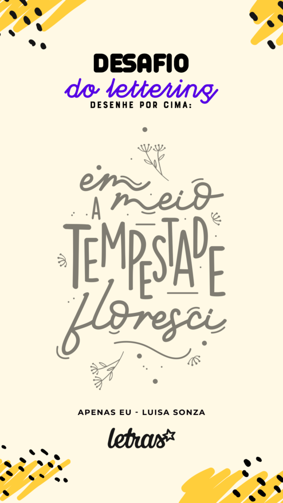 Template lettering