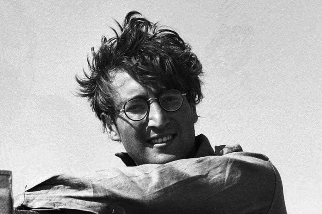 John Lennon nas filmagens de Como eu Venci a Guerra