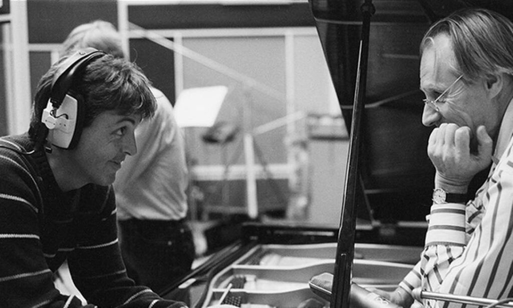 Paul Mccartney e George Martin