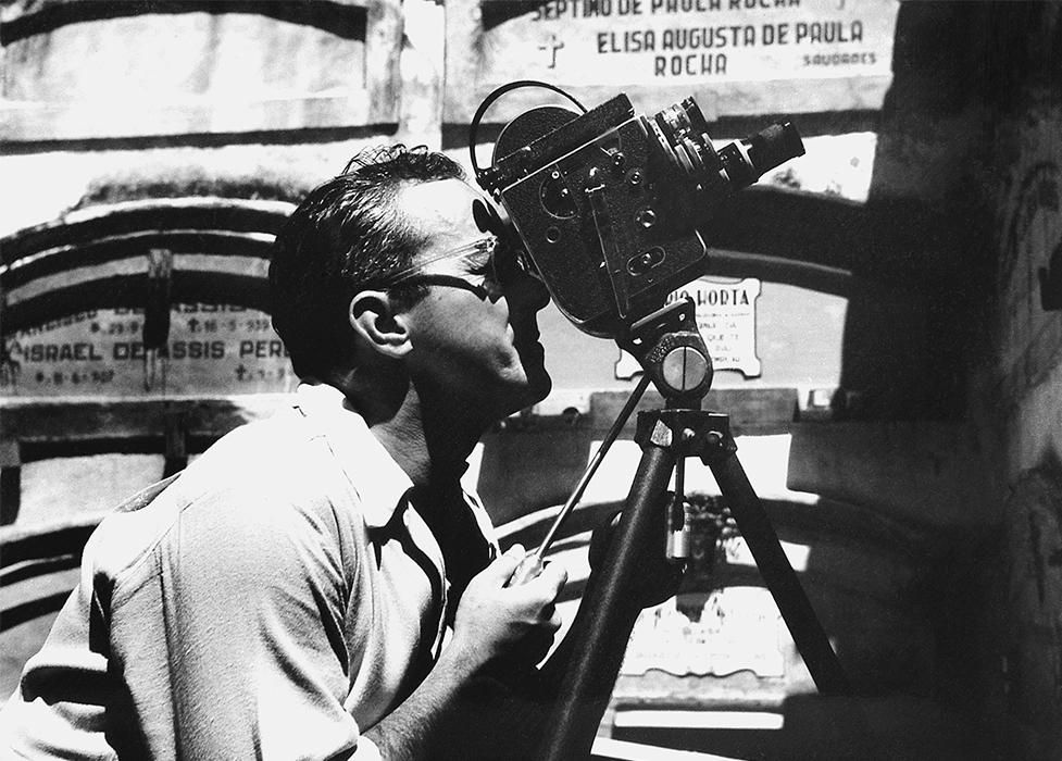 Vinicius de Moraes filmando