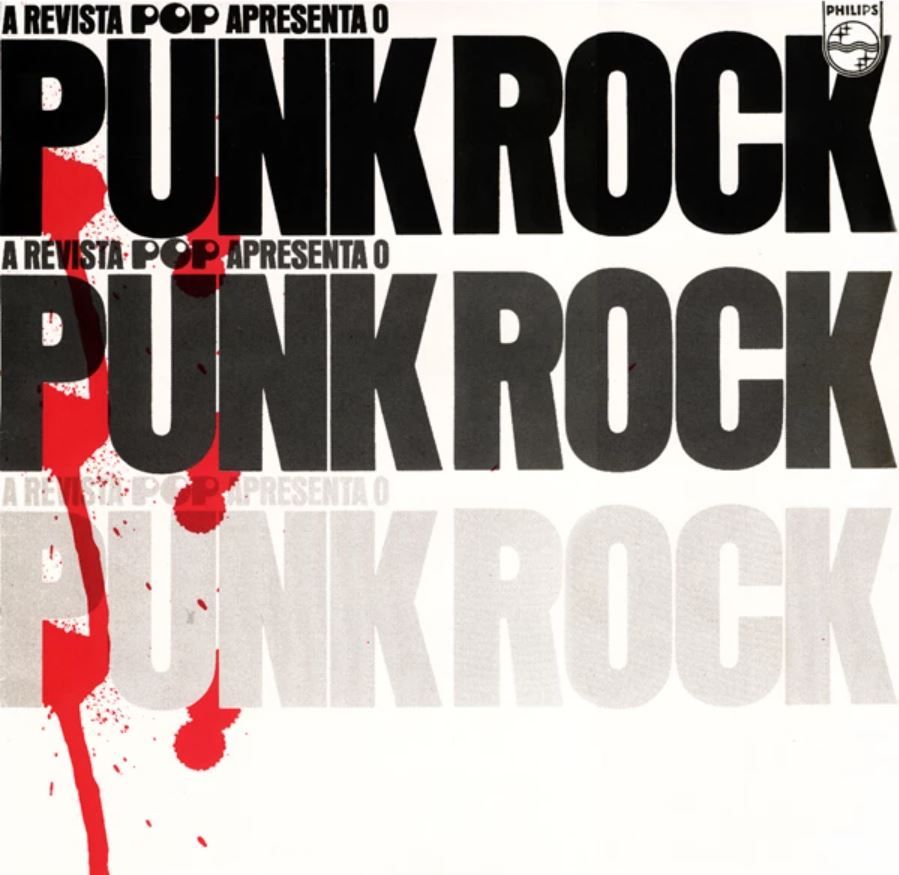 Capa da coletânea Revista Pop Apresenta o Punk Rock