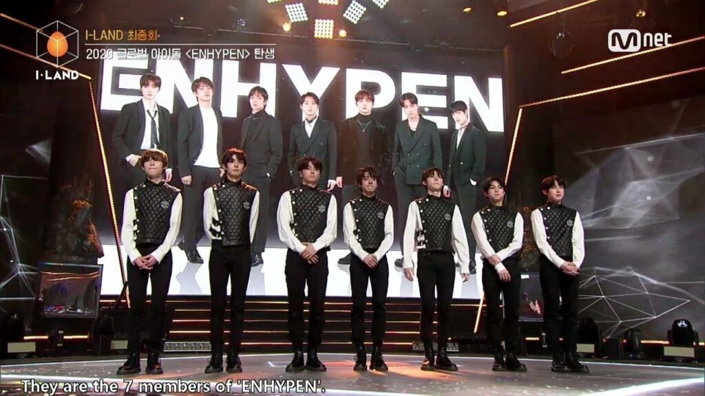 Membros do Enhypen no I-Land
