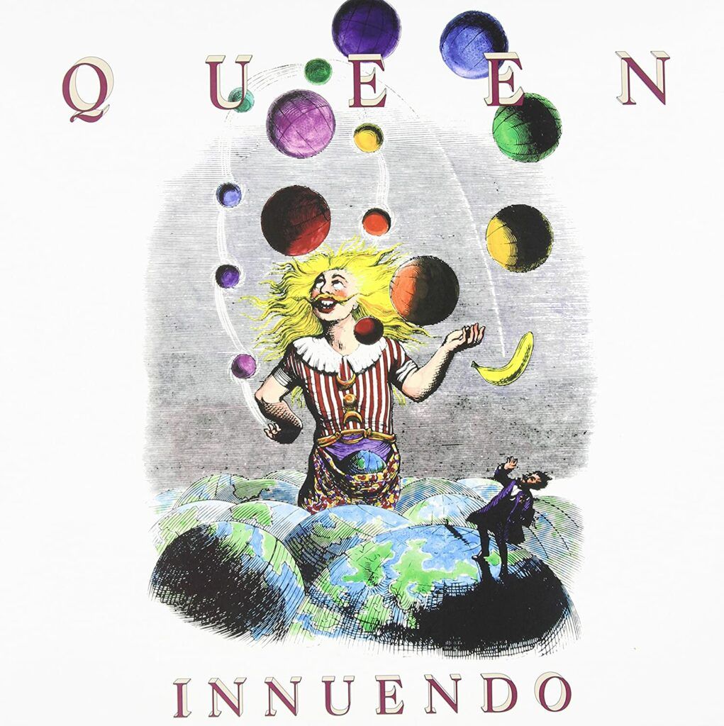Capa do álbum Innuendo, do Queen