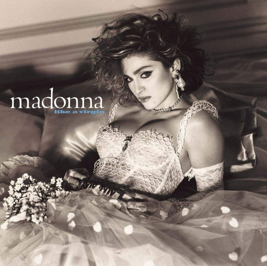 Capa do álbum Like a Virgin, da Madonna
