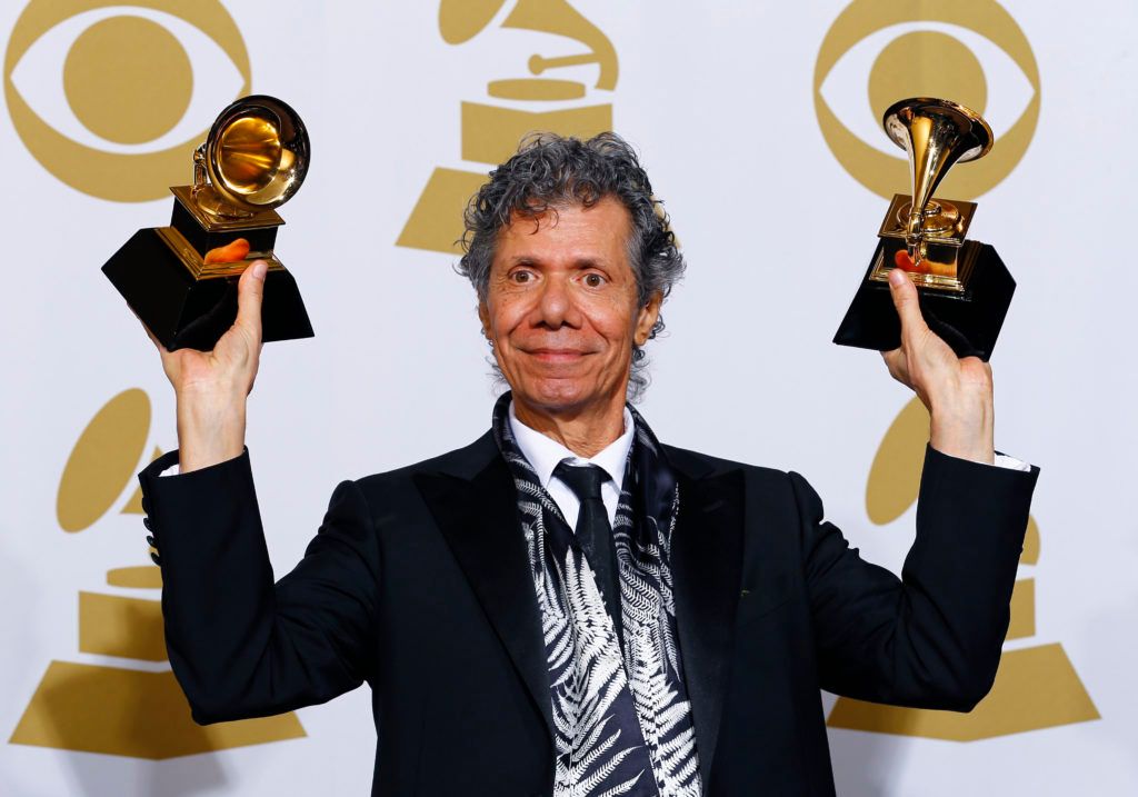 Chick Corea premiado no Grammy