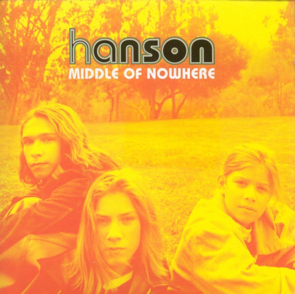 Capa do álbum Middle Of Nowhere, do Hanson