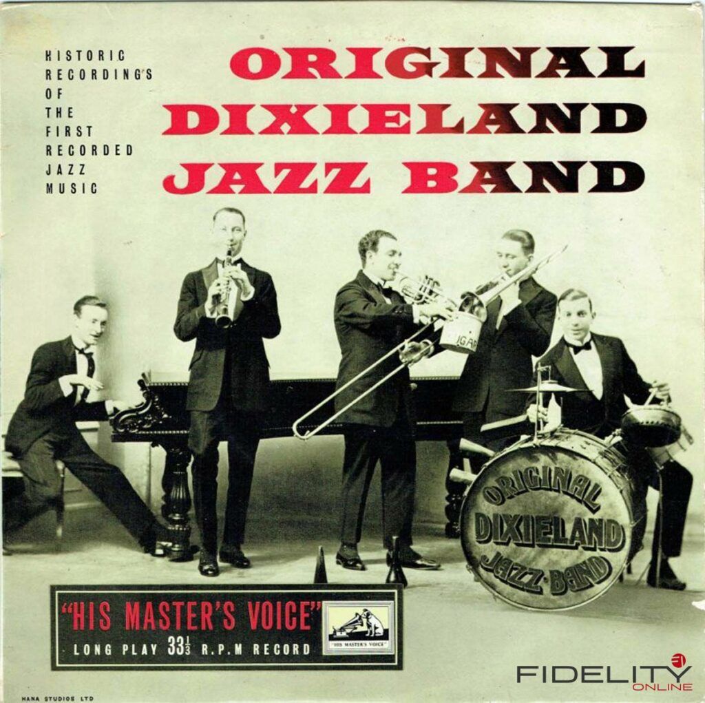 Capa do álbum jazz, da Original Dixieland Band