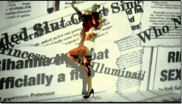 Cena do clipe de S&M