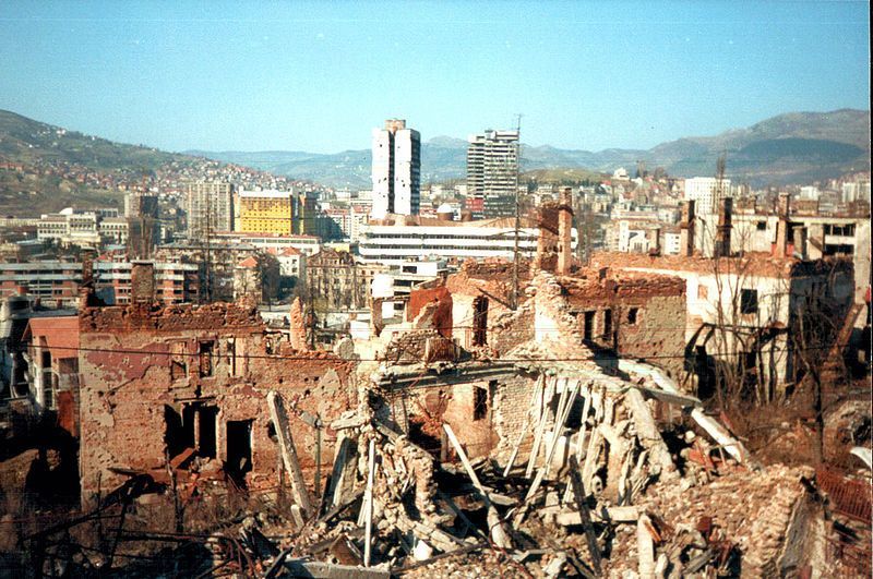 Sarajevo após o cerco de 1995
