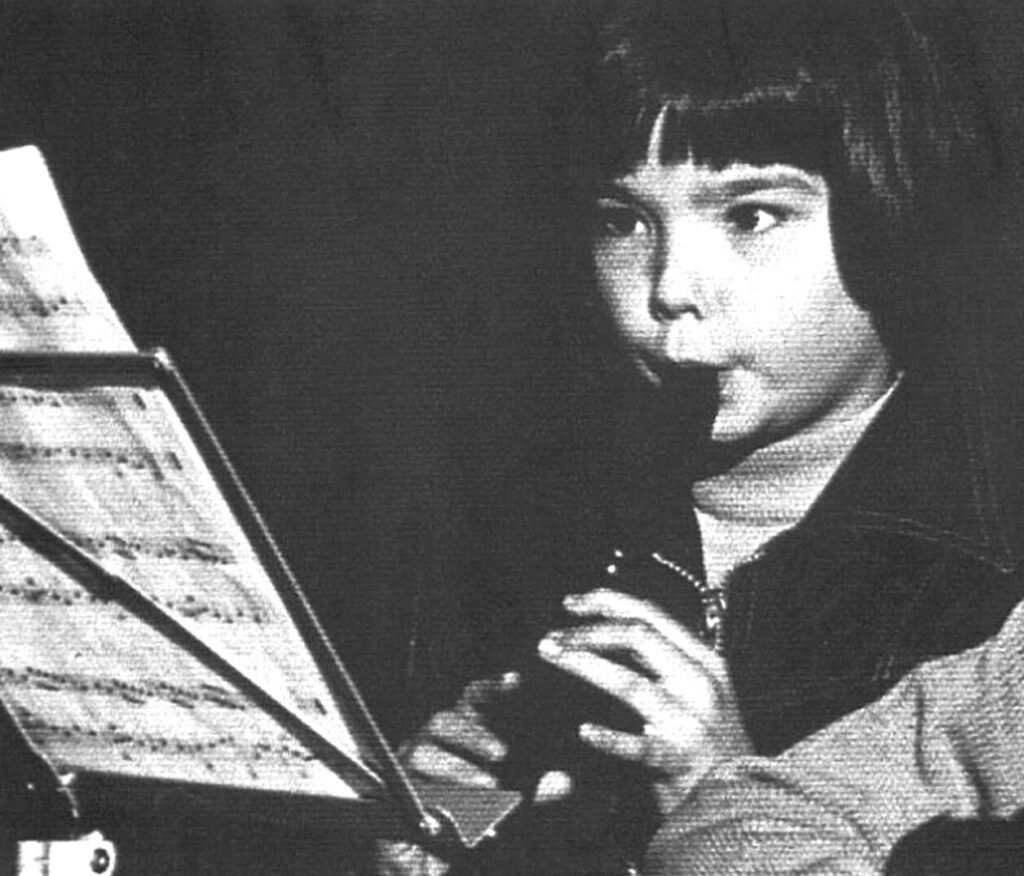 Björk quando criança