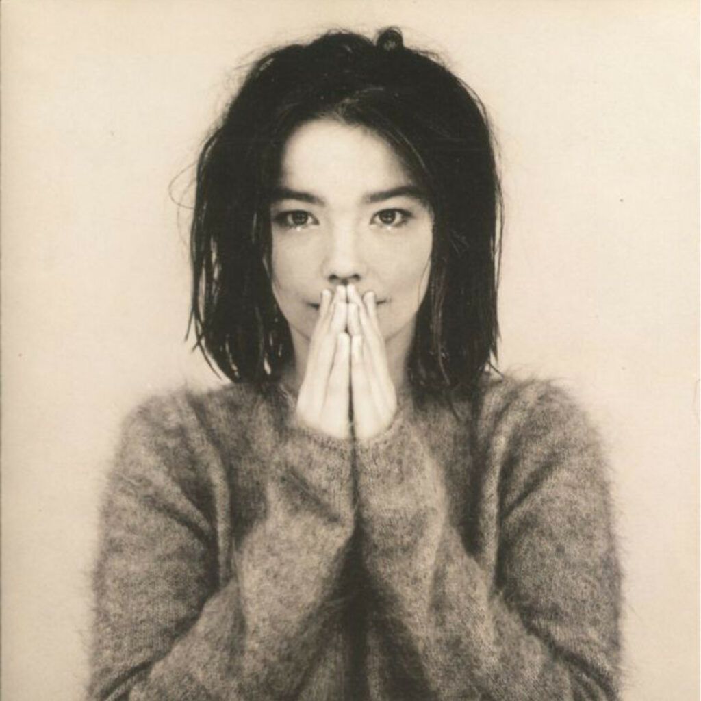 Capa do álbum Debut, da Björk