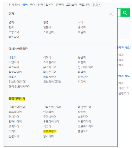 Naver dictionary