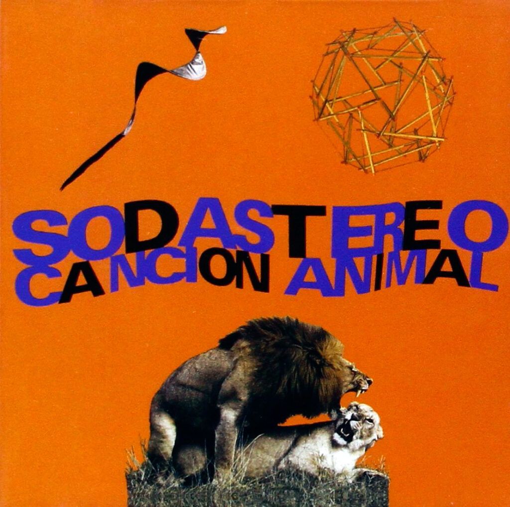 Capa do álbum Cancion Animal, do Soda Stereo