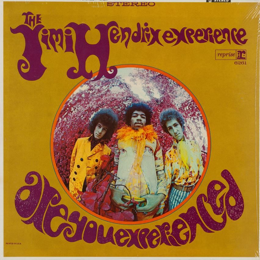 Capa do álbum Are You Experinced, de Jimi Hendrix
