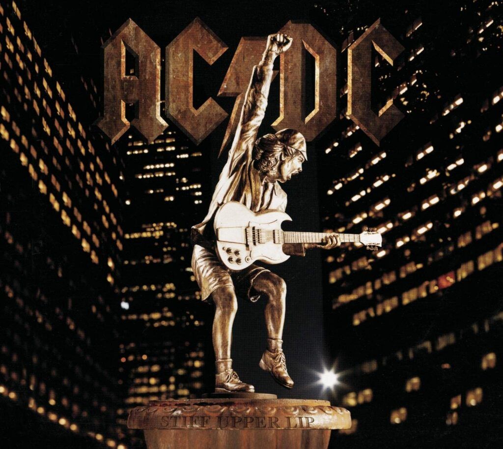 Capa do álbum Stiff Upper Lip, do AC/DC