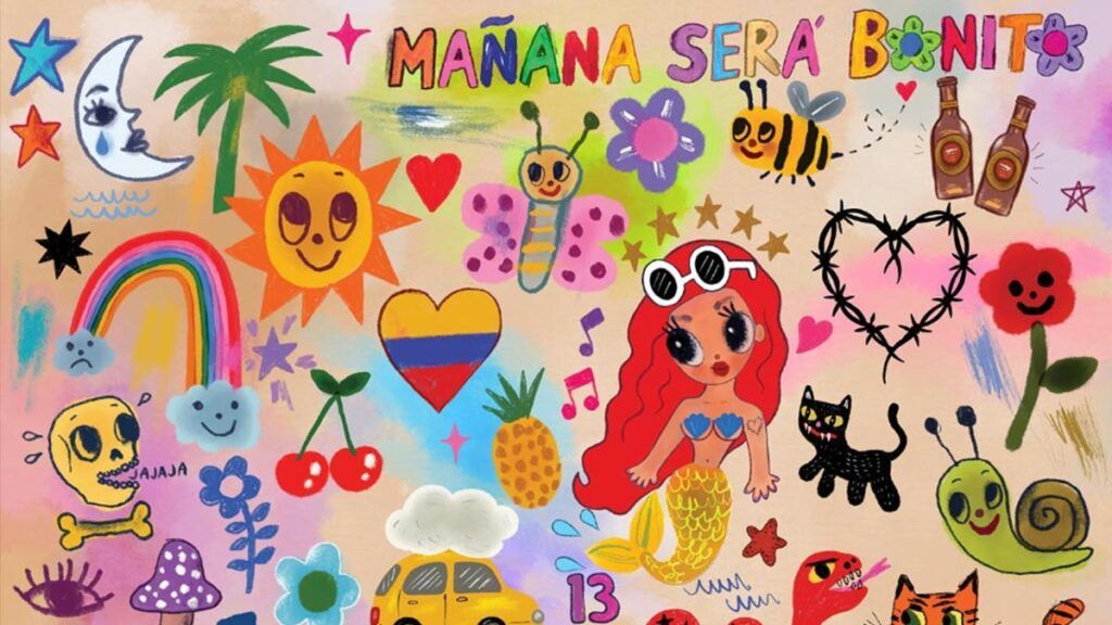 Arte da capa do disco Mañana Será Bonito, de Karol G