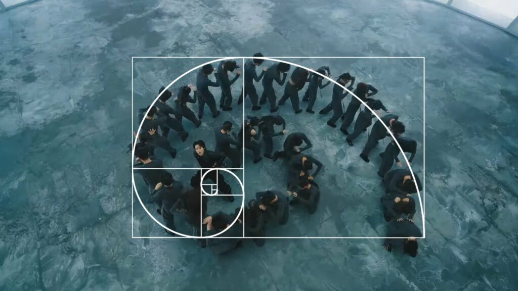 Sequência de Fibonacci no clipe de Set Me Free Pt. 2, do Jimin