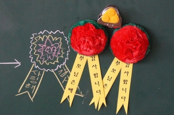 cravos coreanos de papel