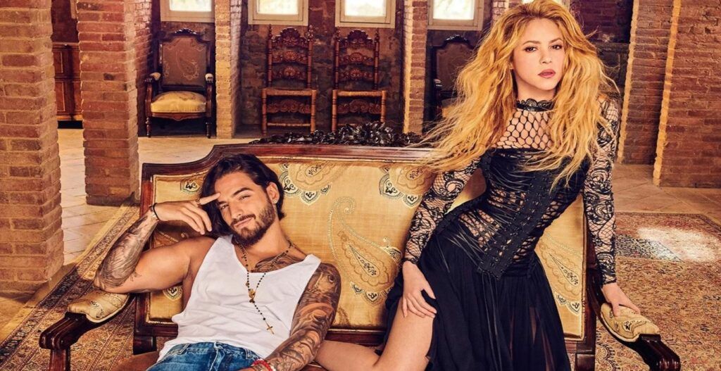 Shakira e Maluma, cantores de reggaeton