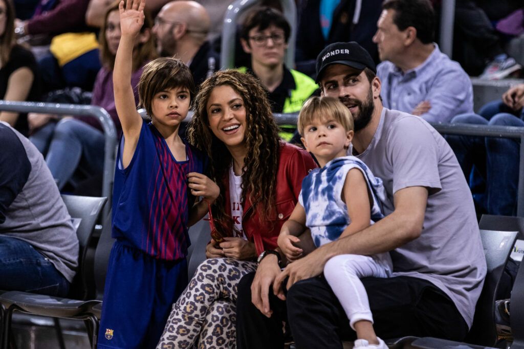 Shakira, Piqué y hijos