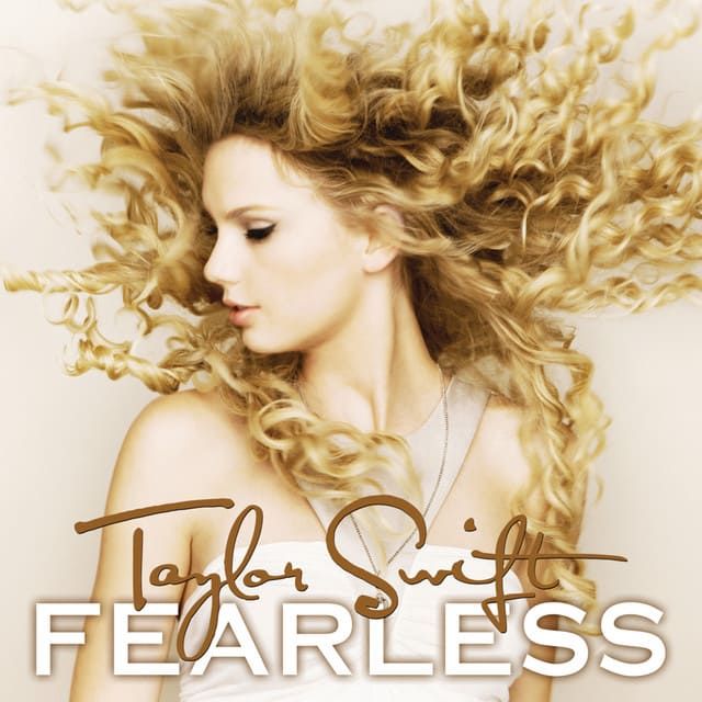 Portada del álbum "Fearless" de Taylor Swift
