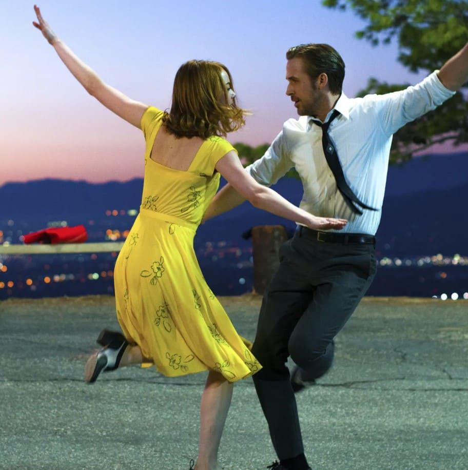 Ryan Gosling e Emma Stone em La La Land