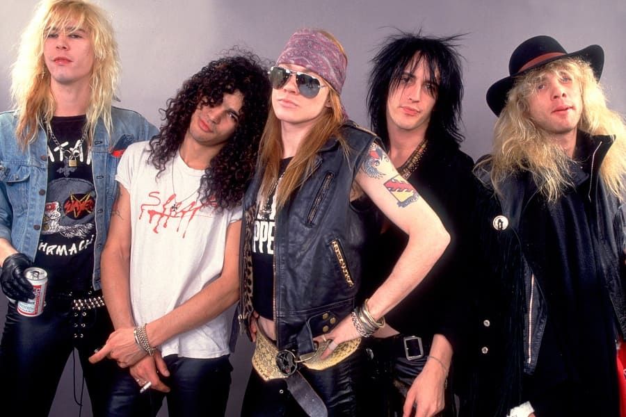 En la imagen, está la banda Guns N' Roses