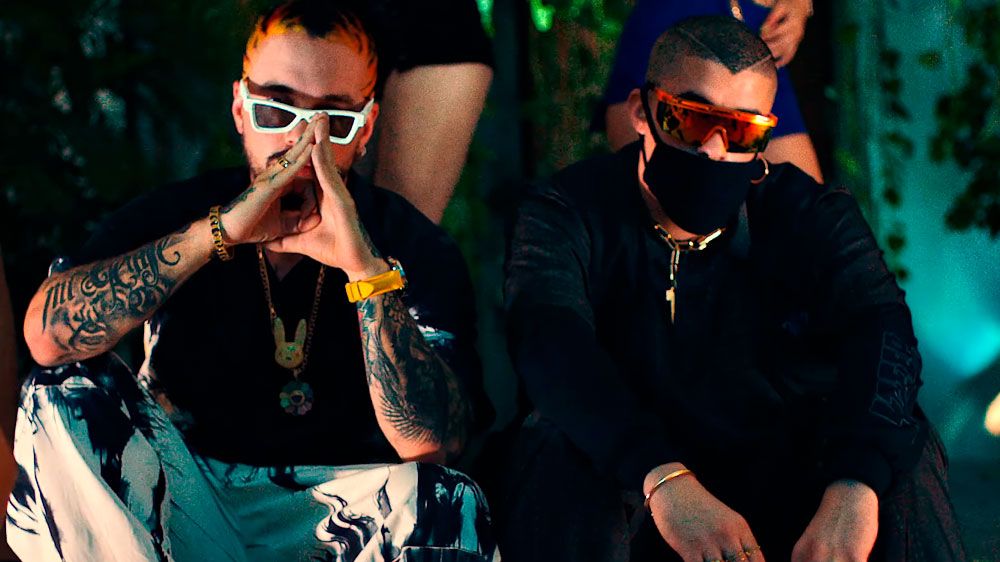 J Balvin y Bad Bunny