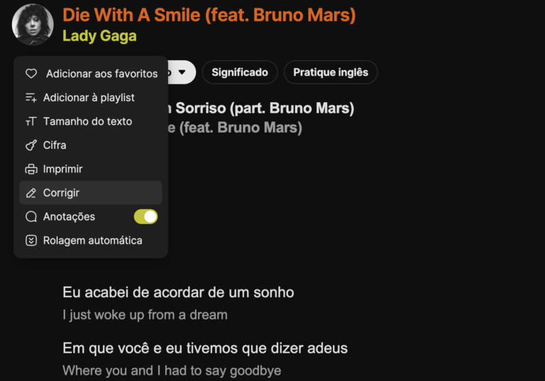 Como enviar letras de músicas e traduções para o Letras - LETRAS.MUS.BR